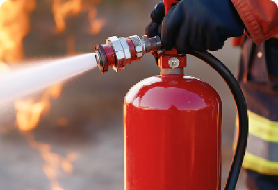 Postępowanie  <strong> na wypadek pożaru</strong>